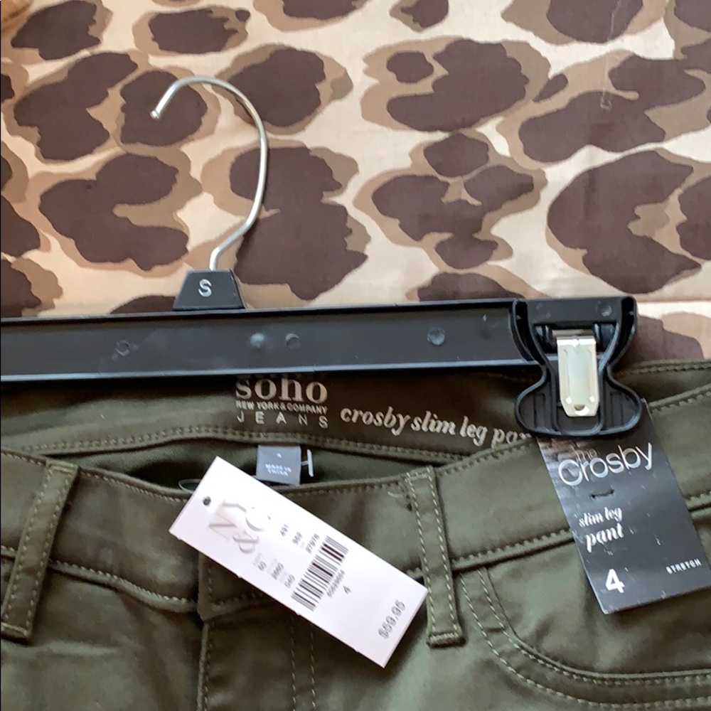 NY&C army green jeans  brand new